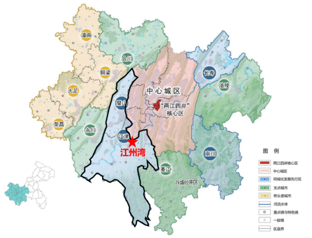 tjad中标项目丨重庆江洲湾项目概念规划及城市设计