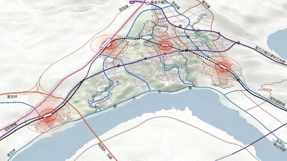 tjad中标项目丨重庆江洲湾项目概念规划及城市设计