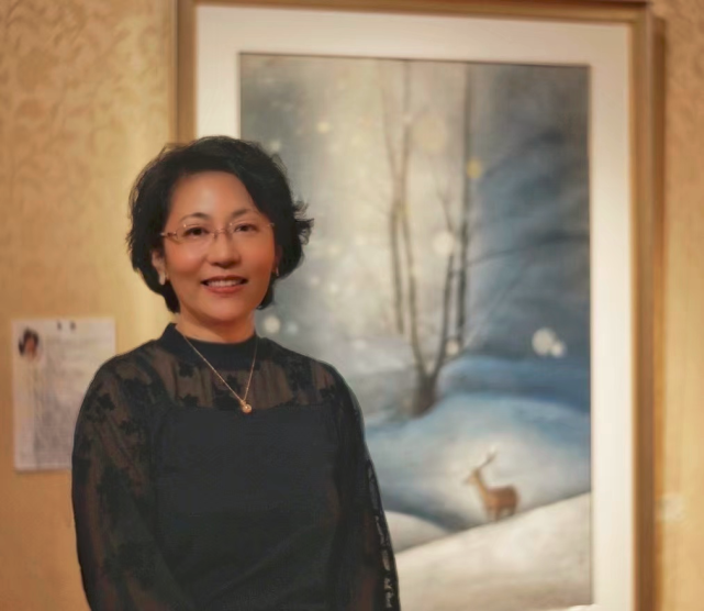 著名旅日画家马艳的作品欣赏