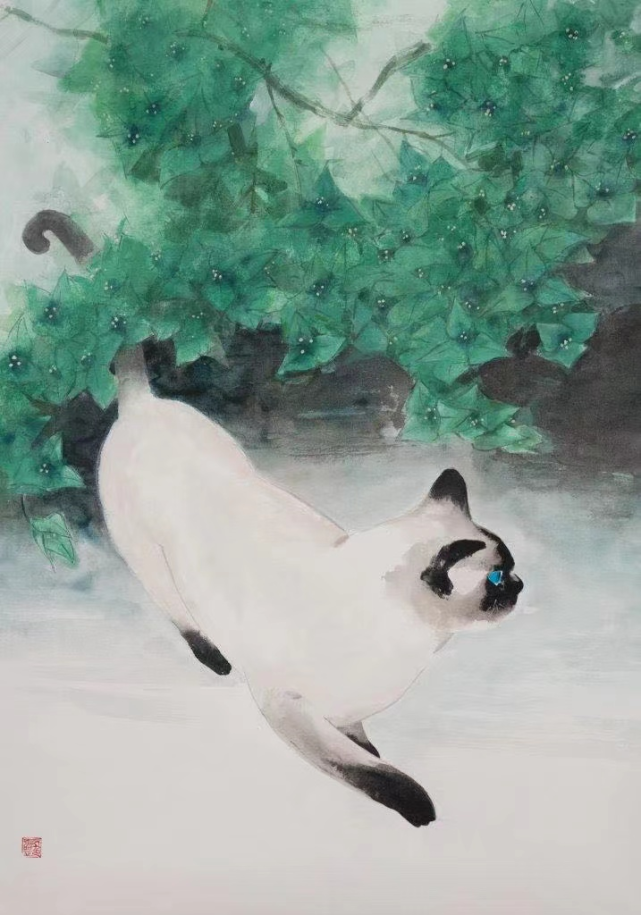 著名旅日画家马艳的作品欣赏