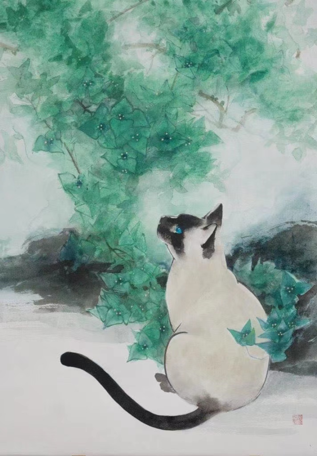 著名旅日画家马艳的作品欣赏