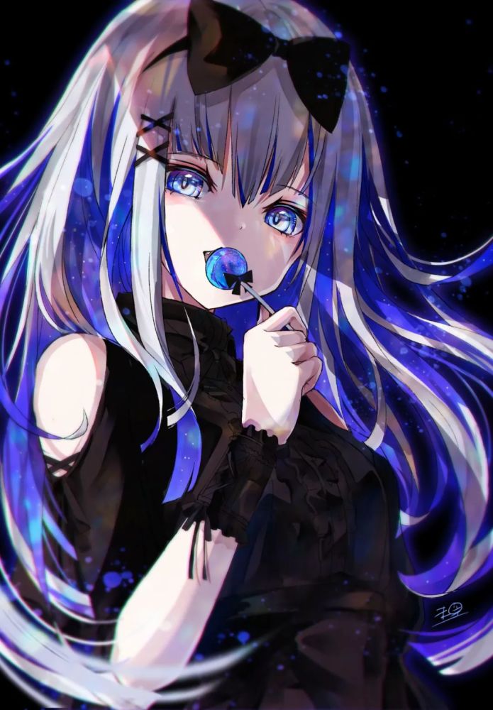 超哇塞动漫女生性感长发壁纸