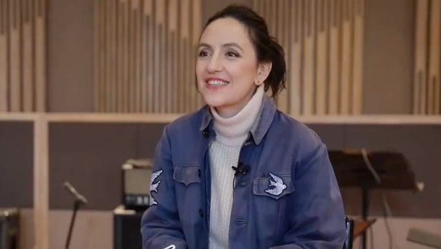 刘烨妻子很自然的漂亮眼睛深邃虽然老得快但气质高贵优雅