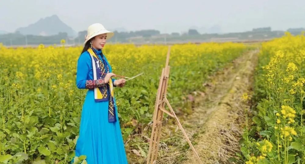 快来打卡欣赏扶绥春天最美的油菜花