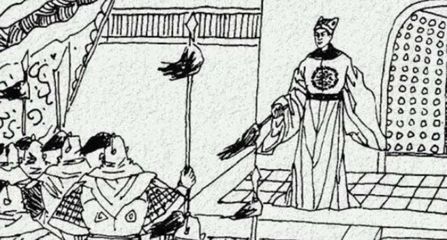 杨贵妃是在马嵬坡哗变中被逼而死的,当时唐玄宗也没赐死他,只是说要和