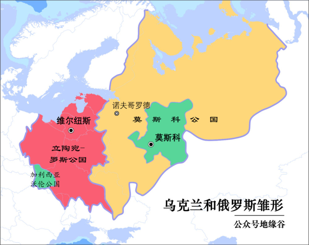 地处基辅罗斯西南一隅的基辅罗斯下辖的加利西亚-沃伦公国的东斯拉夫