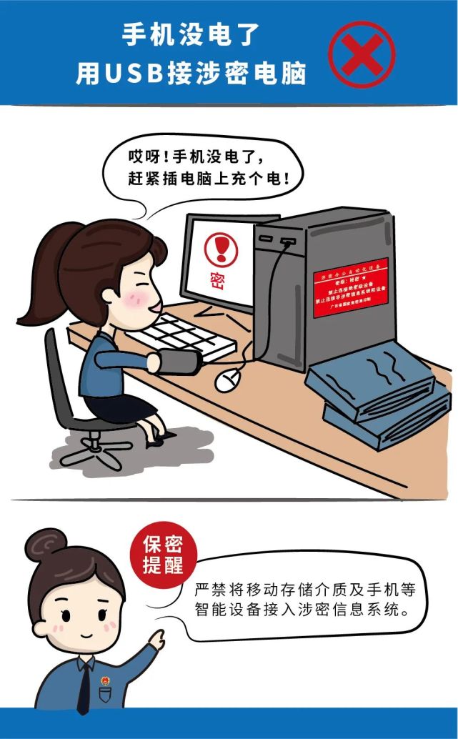 漫画|检察机关的保密二三事!