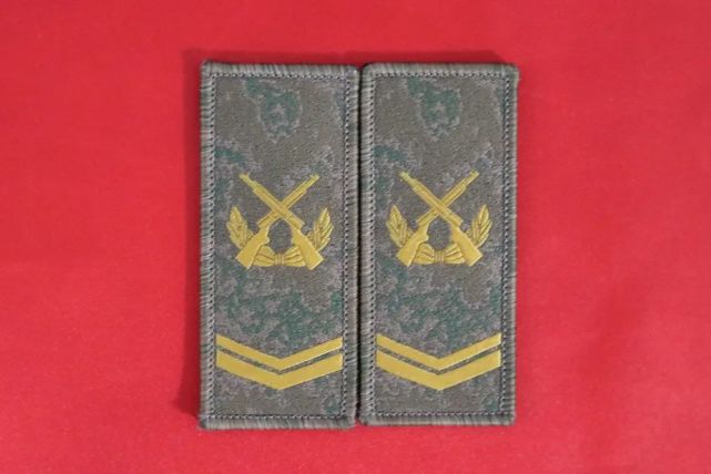 二级上士军衔03初级军士中士▲ 中士军衔实拍▲ 中士军衔下士
