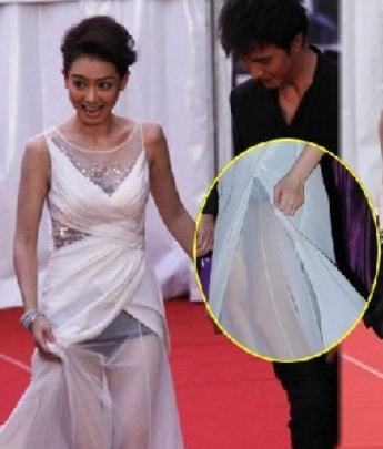 肩带崩断,裙底露底裤,15位女星红毯"大泄春光",太尴尬了!_腾讯新闻