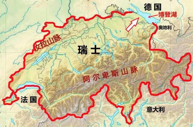 二,瑞士国内矿产资源匮乏,且位于高原山地,地形复杂占领难度大.