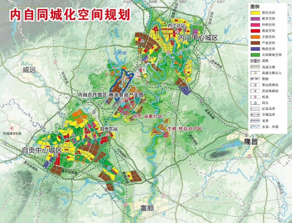规划图基地选址市中区凌家镇,总占地300亩,由中央储备粮内江直属库