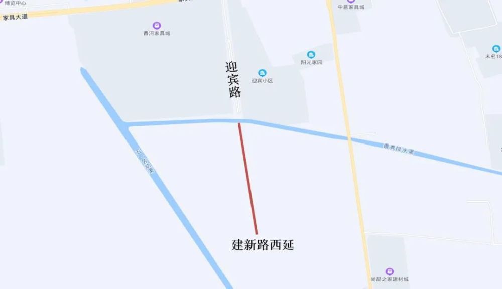 香河迎賓路南延淑陽大街西延