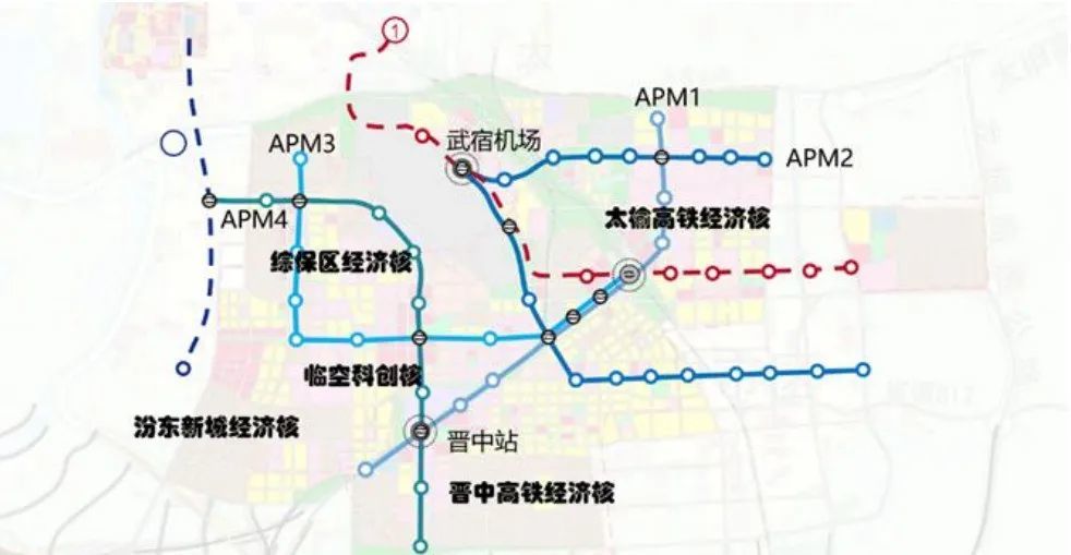 最新規劃太原9條地鐵線