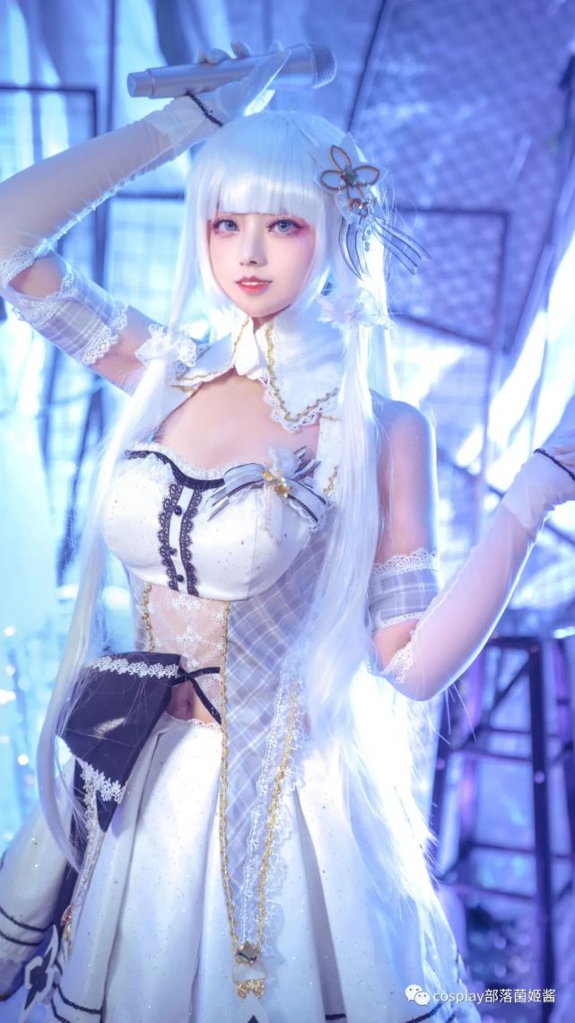 cos:碧蓝航线光辉打歌服cos正片@橘子