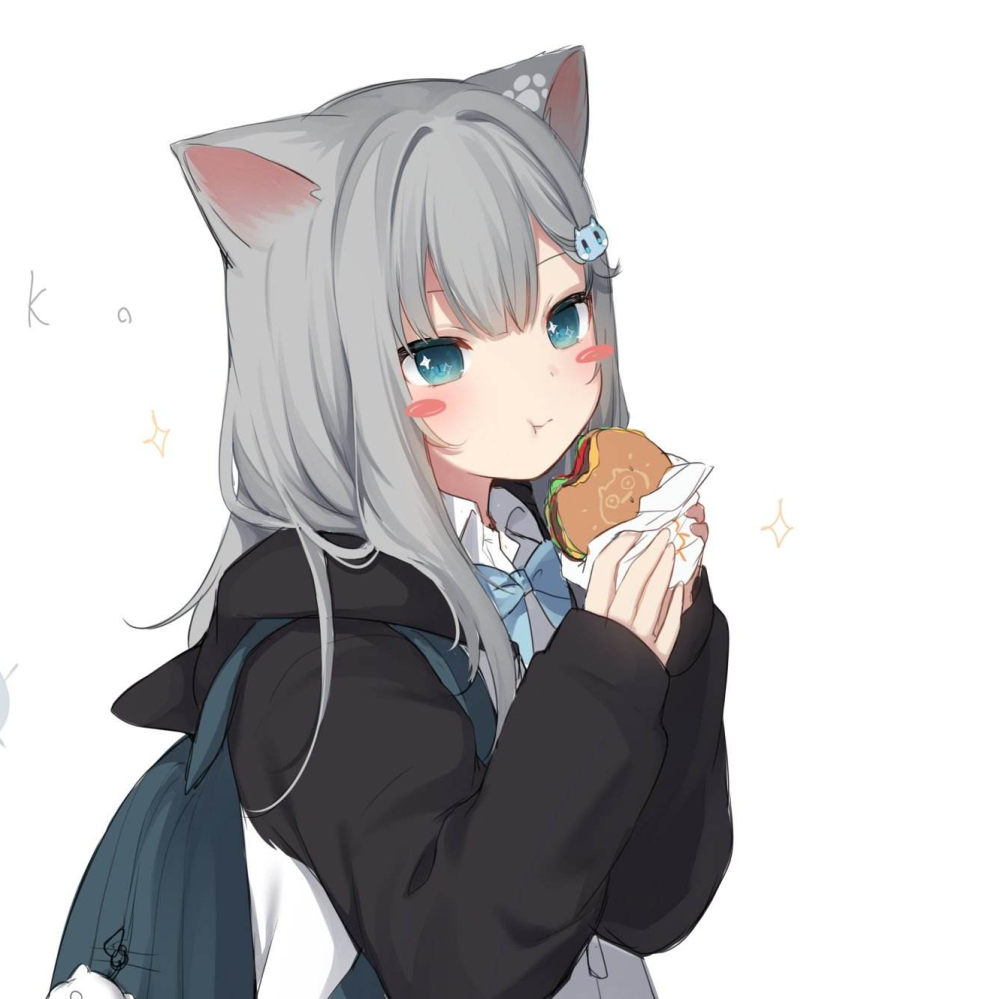 lovelorngirl二次元女头好想rua兽耳啊