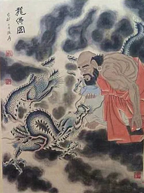 张大千 《龙佛图》张大千 《龙》刘奎龄(1885-1967) 《云中龙》赵少昂