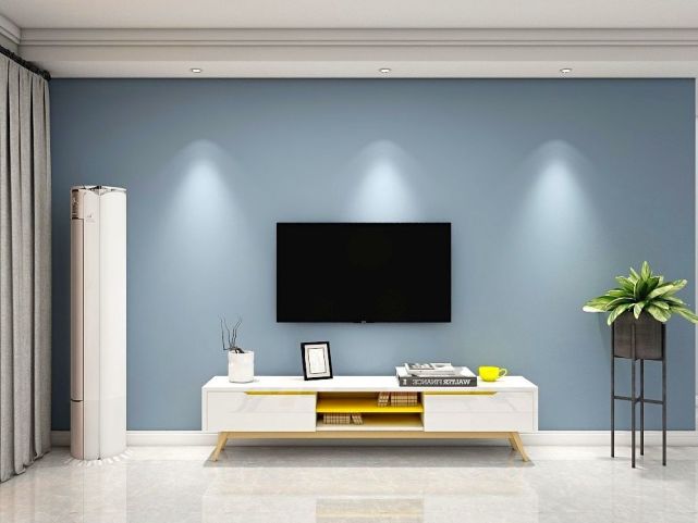 1,风格多变的乳胶漆要说电视墙,先得看它的材质电视墙对于家庭装修来