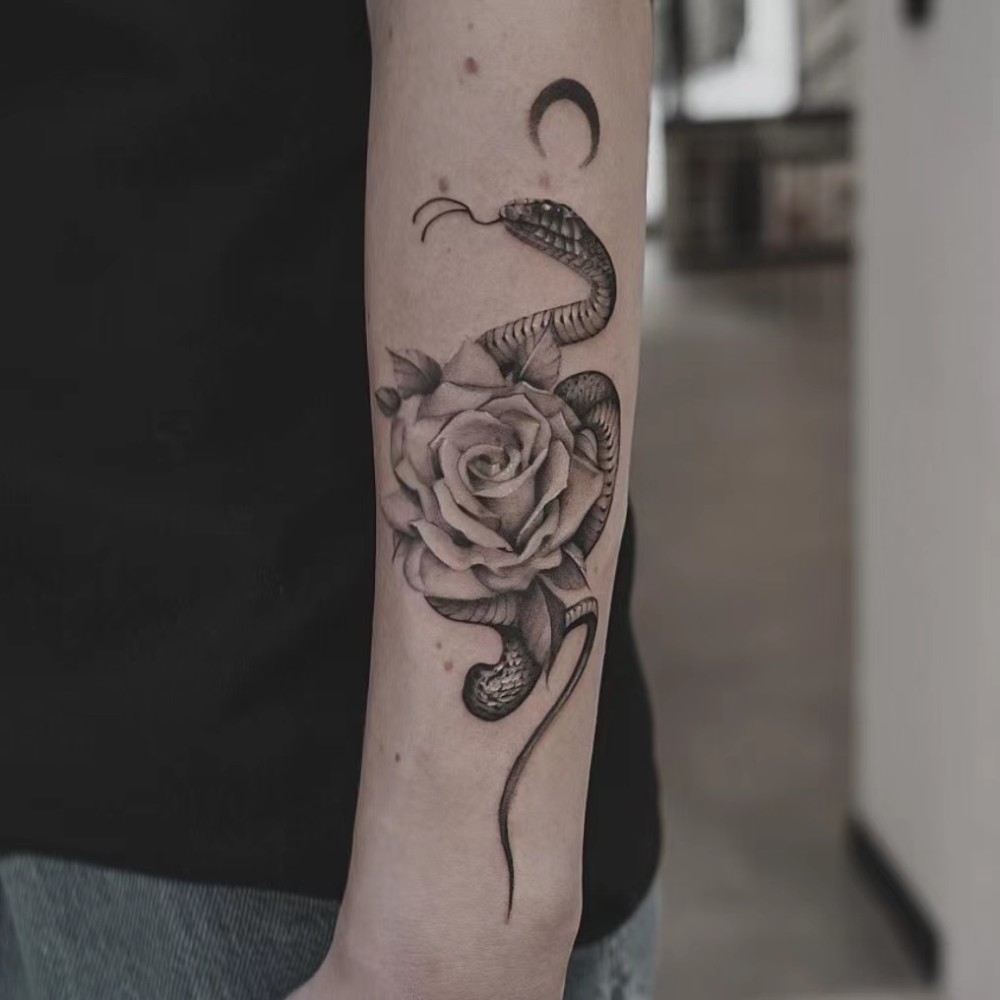 帅到爆炸的纹身图案——蛇插图3
