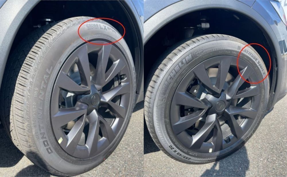 新技术or闹乌龙首批新款特斯拉modelx交付前后轮胎品牌不同