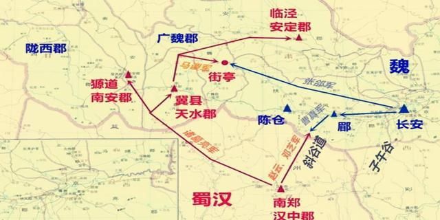诸葛亮第一次北伐失败除了马谡失街亭郭淮也发挥了很大的作用