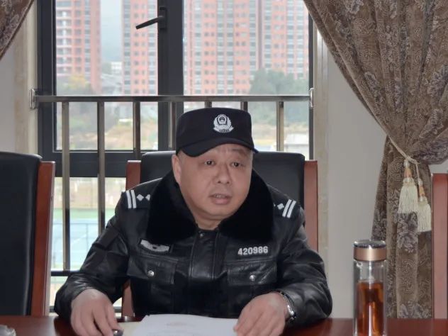 市院法警支队副支队长姚文斌一行到我院指导工作