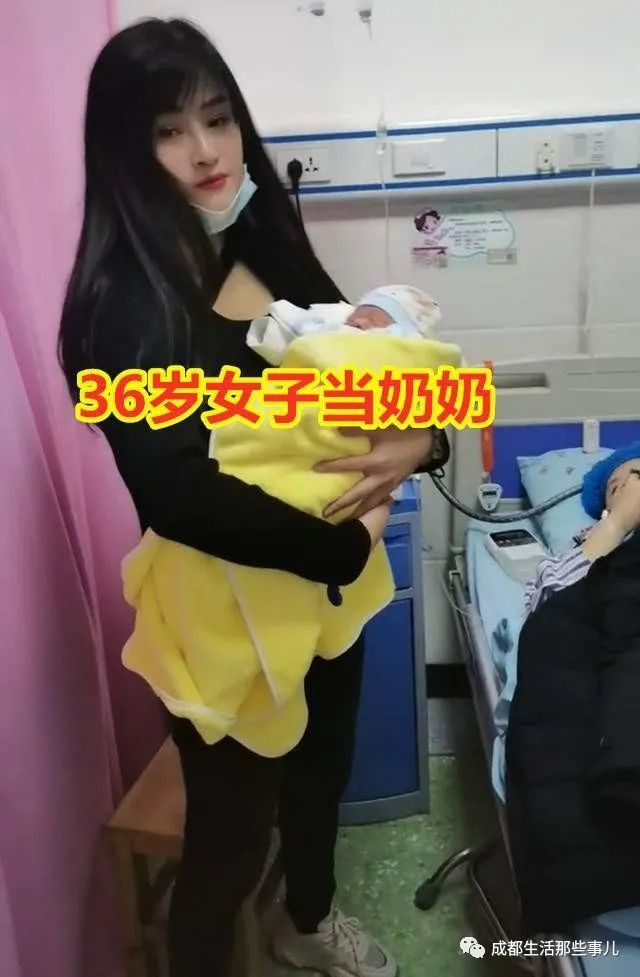 36岁二胎辣妈升级当奶奶抱着孙女报喜儿媳妇生了个7斤重女娃