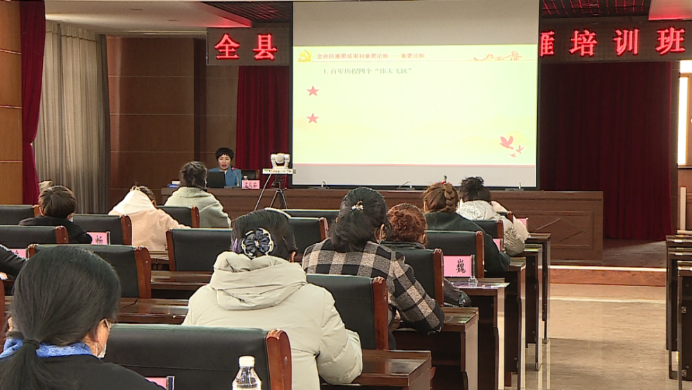 三八节特辑孙吴县基层妇联领头雁培训班开班