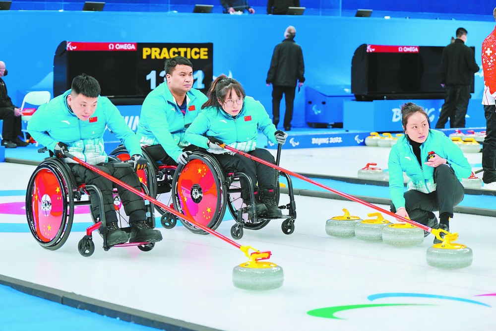 冬奥会赛场|中国轮椅冰壶队:"过程做好了,结果自然就好"_腾讯新闻