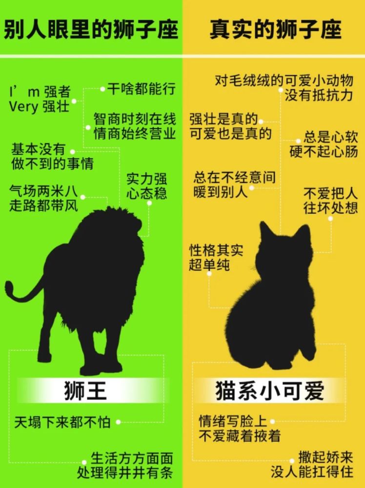 別人眼的獅子座vs真實的獅子座