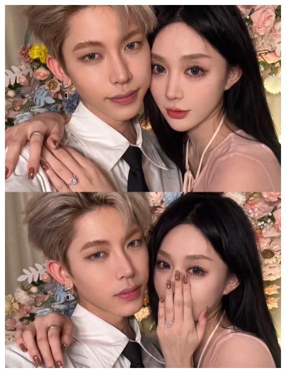 百万网红alex求婚女友单膝跪地亲密互搂女方身材火辣颜值高