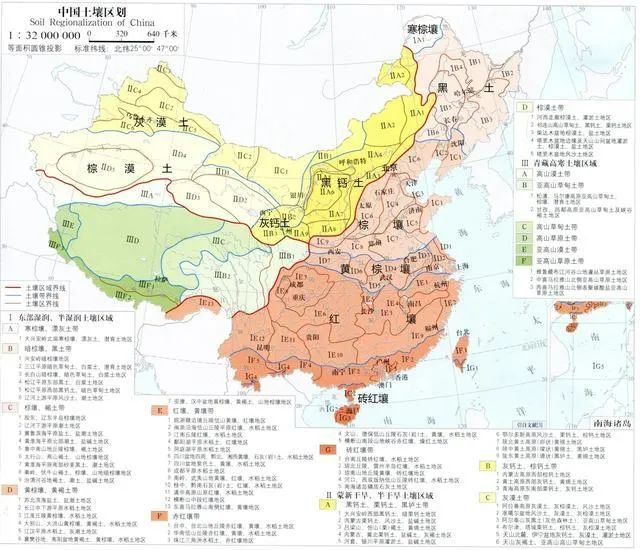 在我国大部分地区都是黄土,一些特殊地区也有其它颜色的土壤,如富含