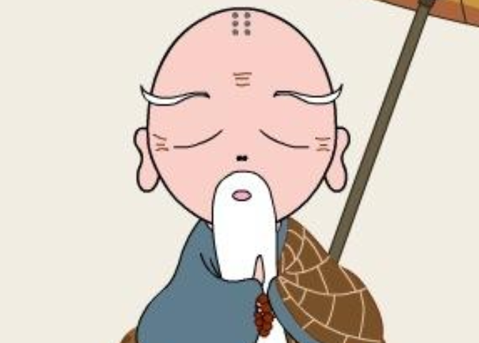 但凡德高望重的老和尚总喜欢"故弄玄虚",他们总是开头先讲一个故事