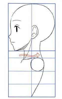 动漫人物的肩膀和手臂怎么画