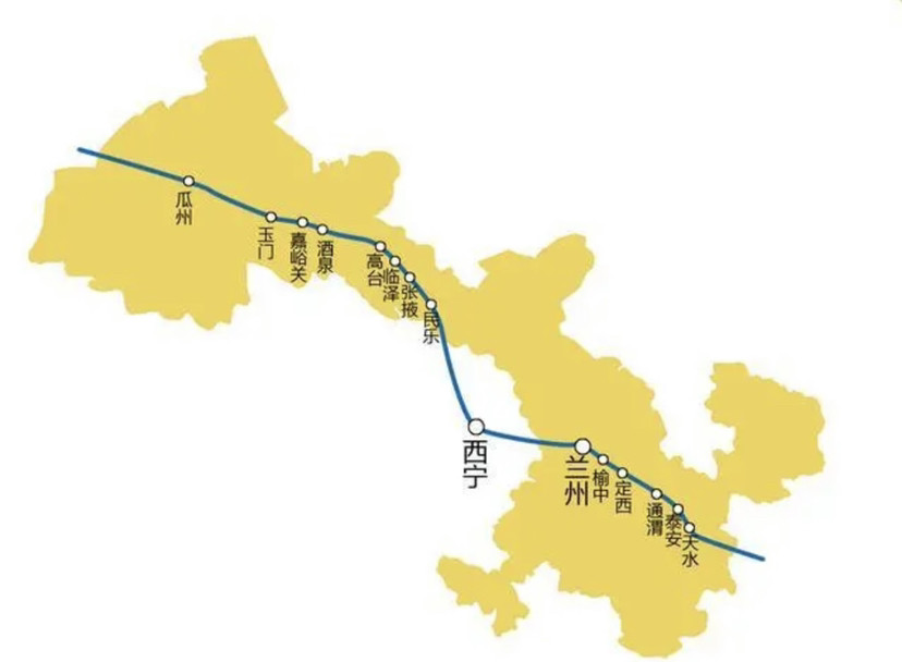 兰新高铁兰州至西宁段改线重建