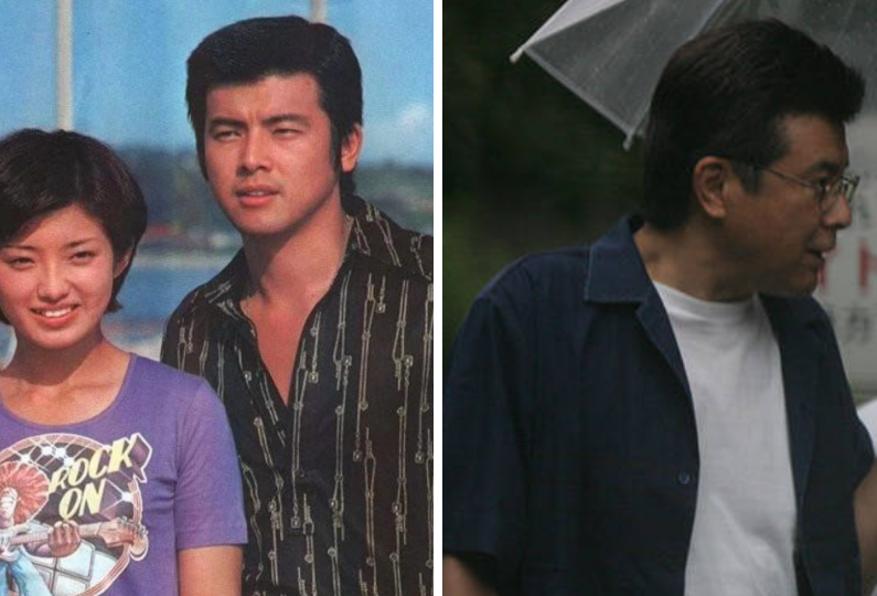 三浦友和老了也帅气时髦穿西装配衬衫发腮有皱纹也不显油腻