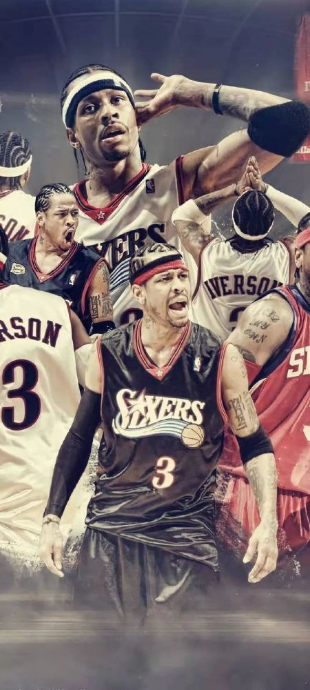 nba球星壁纸丨阿伦艾弗森alleniverson