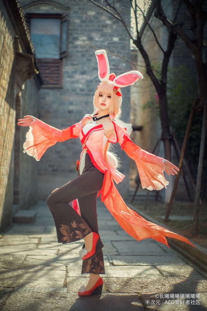 公孙离原皮cos正片王者荣耀