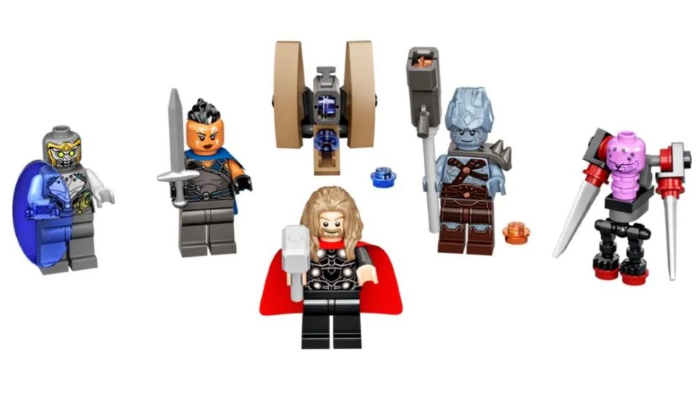 lego marvel minifigures set