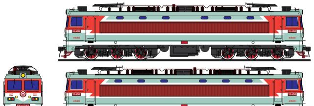 本厂长绘制的ss3-4362号韶山3型电力机车二视图本厂长绘制的ss3-4362
