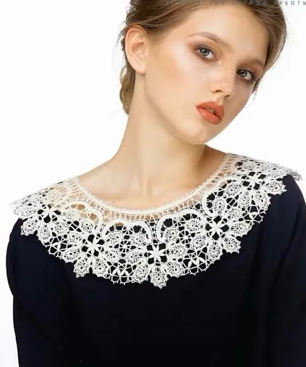 优雅而且美丽的爱尔兰钩花领子,每个女人的最爱,你喜欢哪款?插图24
