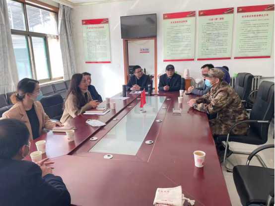 裕华区委常委人武部部长陈勇率队赴保定市顺平县神南镇刘家营村对接