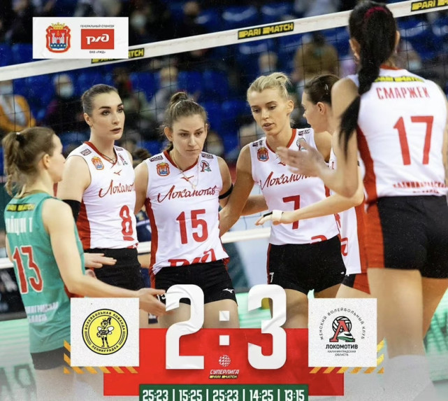 俄罗斯女排超级联加里宁格勒火车头32圣彼得堡