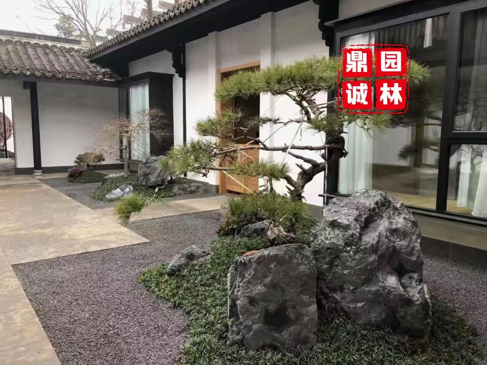 天然黑色砾石可以成为耀眼的景观装饰石