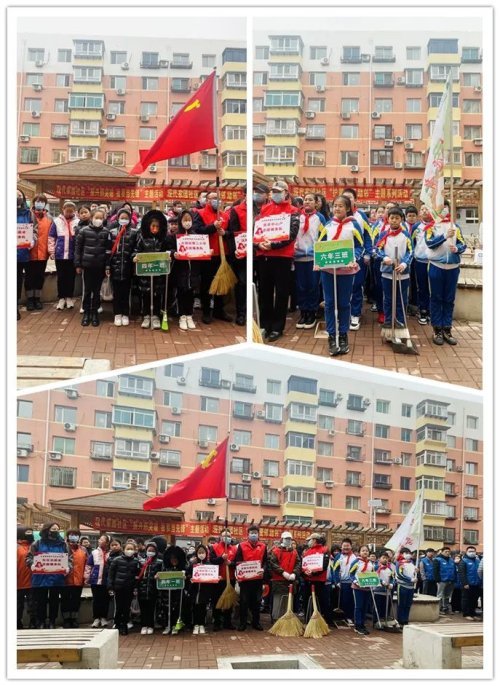 大南二校青松志愿者走进现代家园社区争做先锋少年