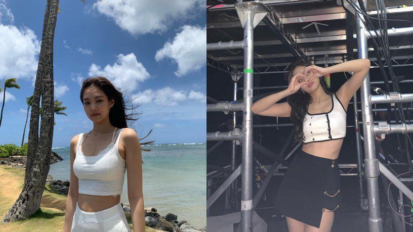 外号人间香奈儿的jennie更爱极简风搭配基础款穿得超时髦