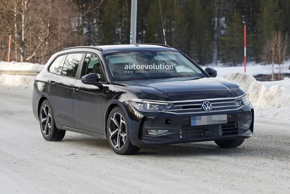 比cc獵裝還要帥 軸距加長 多種動力 大衆帕薩特旅行車諜照曝光 天天看點