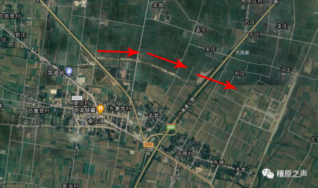 取直线路走向下穿二广高速2019年12月5日,邓州市城乡规划局官方网站对