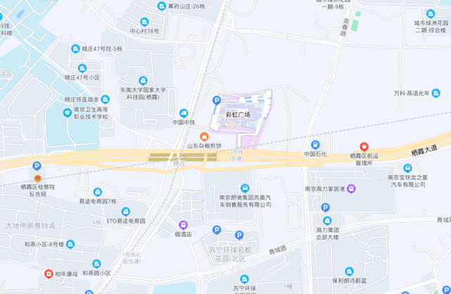 未来地铁1号线北延,地铁7号线晓庄站就在西侧这就是晓庄彩虹广场这