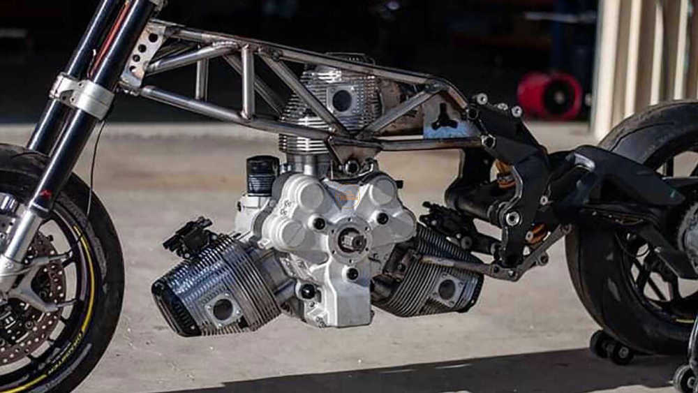 星型三缸发动机!这样的摩托车你应该没见过_腾讯新闻