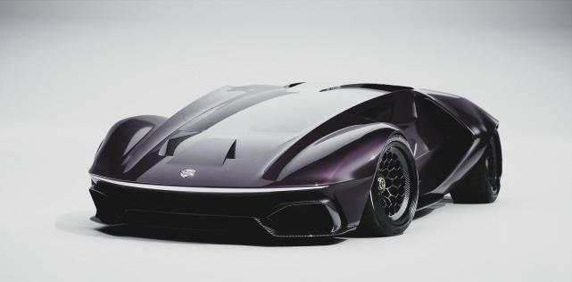 zero restomod超跑效果图,低悬挂,中置发动机|蓝旗亚stratos|超级跑车